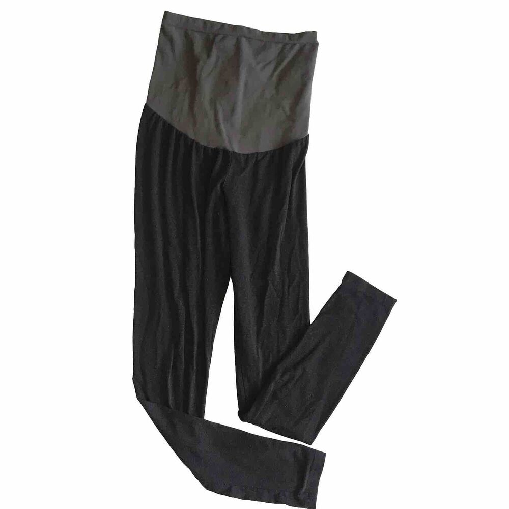 A Pea in the Pod Maternity Skinny Leggings Pant SZ S Gray Secret Fit Belly USA